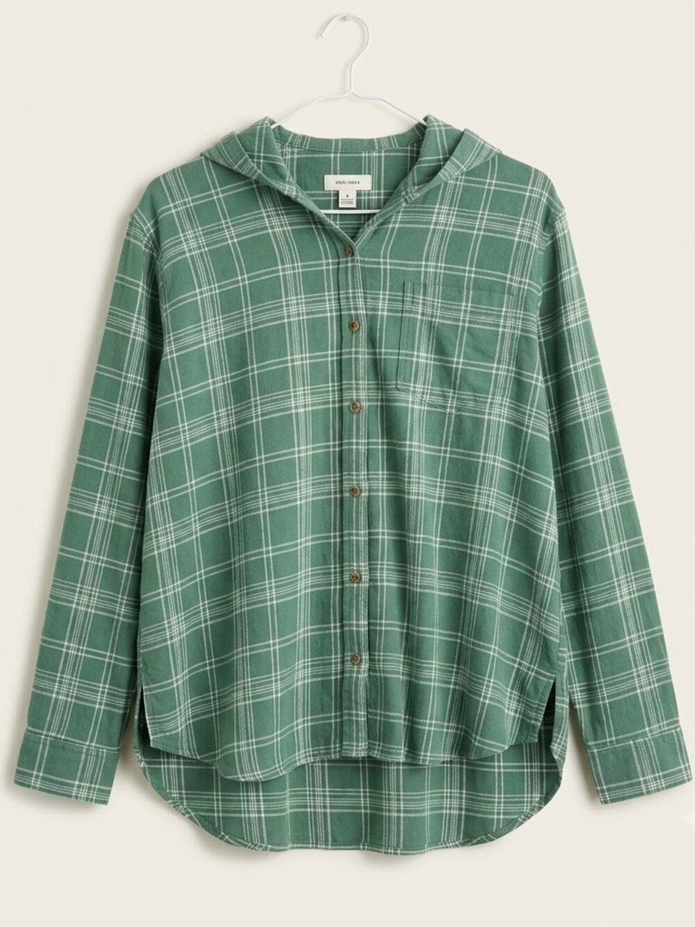 Women's Plaid Print Flannel Shirt
